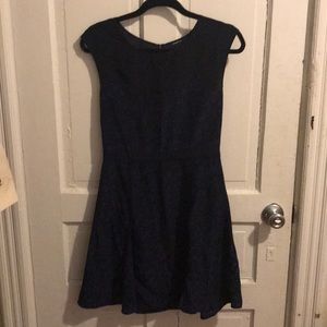 Francesca blue and black dress